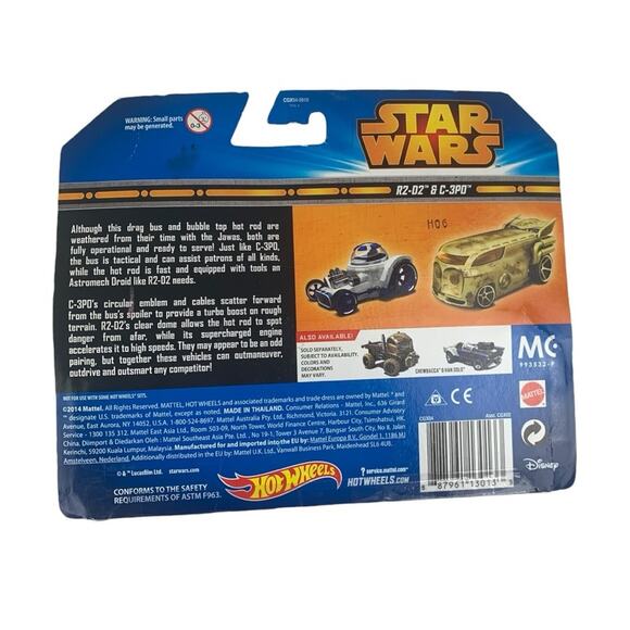 Star Wars hot wheels R2D2 and C3PO matchbox cars new toy collector - Picture 2 of 6